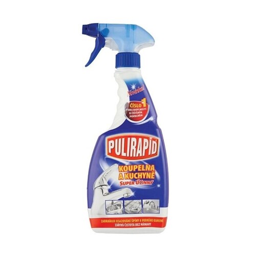 Pulirapid čistiaci prostriedok kúpeľňa, kuchyňa 500 ml