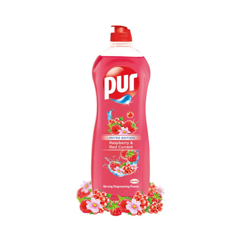 PUR Raspberry & Red Currant, prípravok na umývanie riadu 750 ml