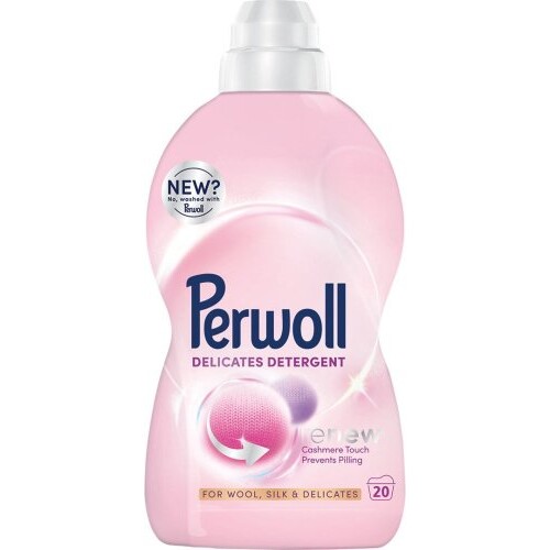 Perwoll Renew Delicates Detergent gél na pranie 1000ml 20 praní