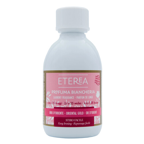 Parfum na bielizeň Eterea Profuma Biancheria Oro D´Oriente, vôňa orientálne zlato, 250 ml (35 dávok)