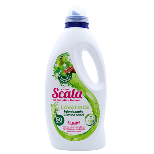 Prací gél Scala Lavatrice Bergamotto e Legni Pregiati, s a vôňou bergamotu, 2 l (50 dávok)