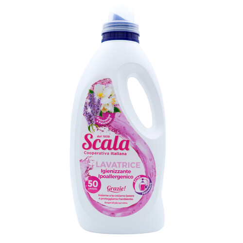 Prací gél Scala Lavatrice Gelsomino e Patchouli, s vôňou jazmínu a pačuli, 2 l (50 dávok)