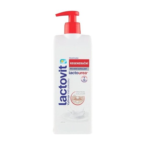 LACTOVIT Lactourea, regeneračné telové mlieko 400 ml