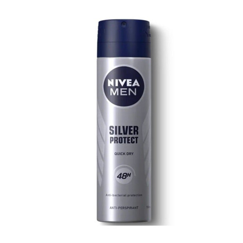 Nivea Men Silver Protect Dynamic Power, antiperspirant sprej 150 ml
