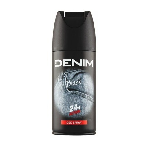 DENIM Black, deospray 150 ml