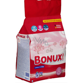 Bonux Color Pure Magnolia 3v1 prací prášok na farebnú bielizeň 72 dávok 4,68 kg