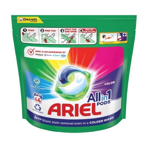 Ariel All in one Pods, gélove kapsuly Color 44 PD