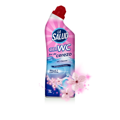 LA SALUD - WC čistiaci géli 1 l - KVET SAKURY