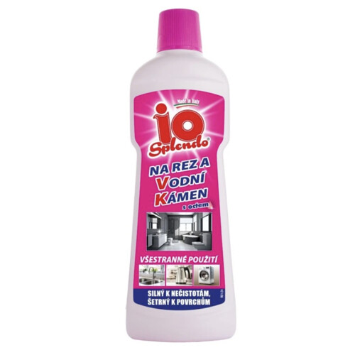 IO SPLENDO NA REZ A VODNÝ KAMEŇ s octom 750 ml odstraňovač vodného kameňa