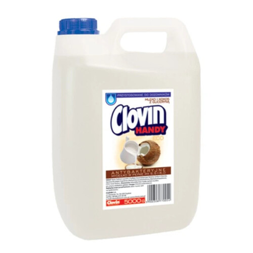 Antibakteriálne mydlo na ruky Clovin Handy 5L - Mlieko a kokos