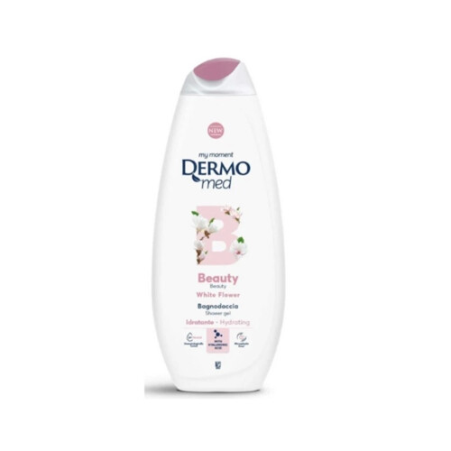 DERMOMED Sprchový gél na telo BEAUTY WHITE FLOWER 750 ml