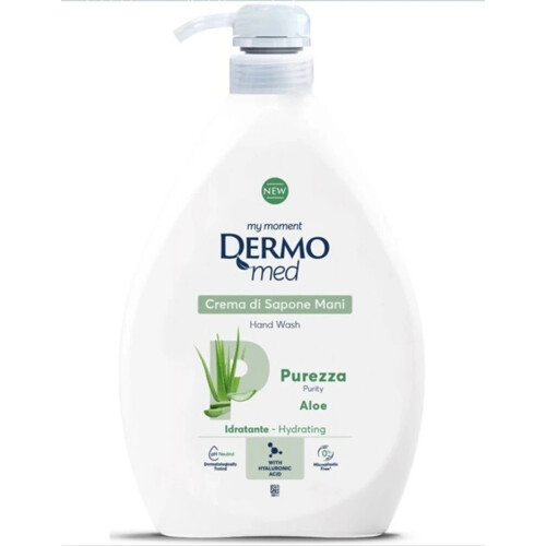 DERMOMED tekuté mydlo PUREZZA ALOE s pumpičkou 1000 ML
