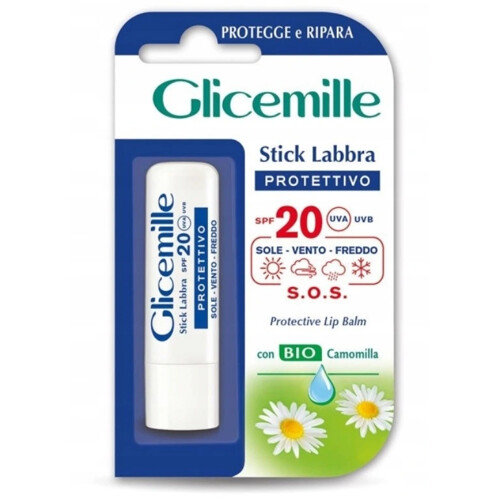 GLICEMILLE Ochranný balzam na pery SPF20