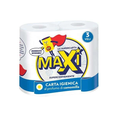 Toaletný Papier Maxi Carta 3vrstvy 4ks