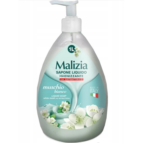 Malizia Tekuté mydlo MUSCHIO BIANCO 1000 ml