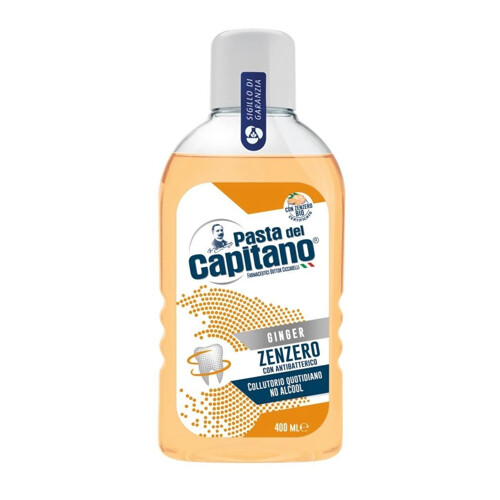 Pasta del Capitano Antiplacca Zázvor ústna voda 400ML