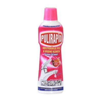 PULIRAPID čistiaci prostriedok na nerez, s prírodným octom 750 ml