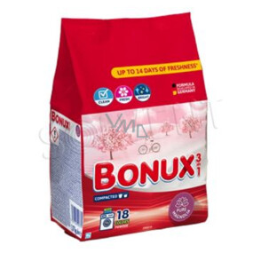 Bonux Color Pure Magnolia 3v1 prací prášok na farebnú bielizeň 18 dávok 1,17 k...