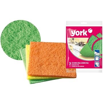York drsná utierka 3 ks 130 x 140 mm