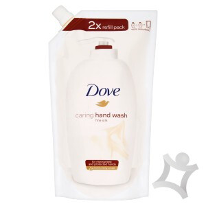 Dove Fine silk tekuté mydlo náhradná náplň 500ml