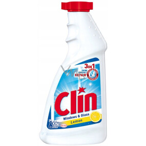 Clin Windows &amp; Glass Citrónový čistič okien a skla 500 ml náplň