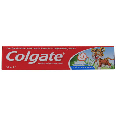 Colgate - Detská zubná pasta Buble fruit 50ml - 2-5rokov