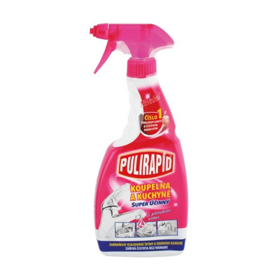 Pulirapid Čistiaci prostriedok Kúpeľňa a kuchyňa s octom, 500 ml
