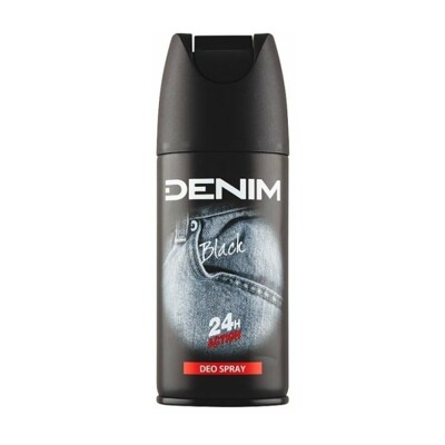 DENIM Black, deospray 150 ml