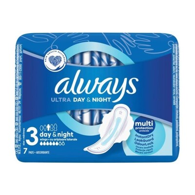 Always Ultra hygienické vložky Night 7 ks