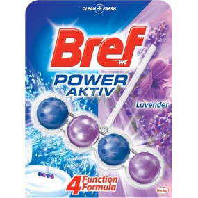 Bref Power Aktiv 4 Formula Levanduľový WC blok pre hygienickú čistotu a sviežo...