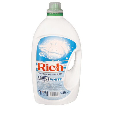RICH White – prací gél 5,5L