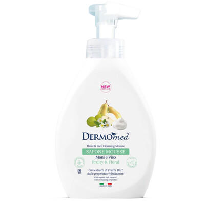 DERMOMED penové mydlo FRUITY &amp; FLORAL na ruky a tvár 500ML