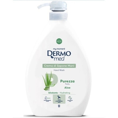 DERMOMED tekuté mydlo PUREZZA ALOE s pumpičkou 1000 ML