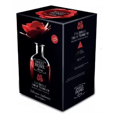 SWEET HOME Luxusný  Difúzer s vôňou Ruža a Granatové Jablko  250ml