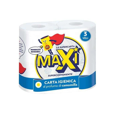 Toaletný Papier Maxi Carta 3vrstvy 4ks