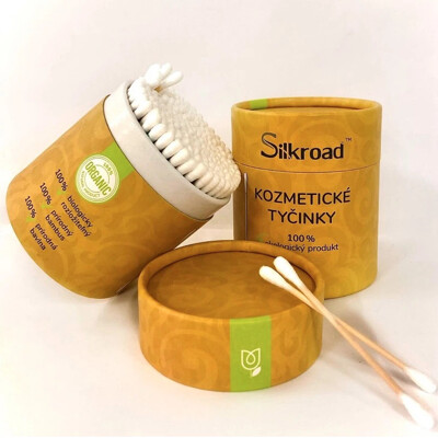 Kozmetické bambusové tyčinky SILKROAD 200KS