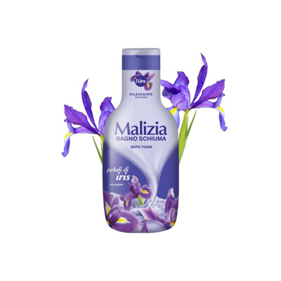 MALIZIA sprchový gél a pena do kúpela 1L Lupene Kosatca