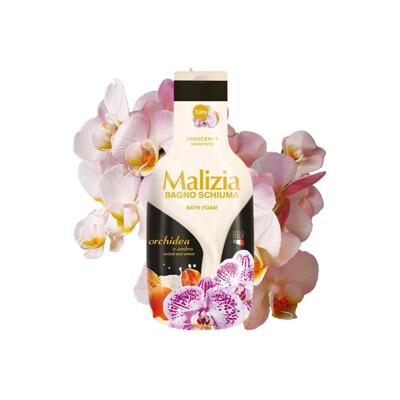 MALIZIA sprchový gél a pena do kúpela 1L Orchidea a Ambra