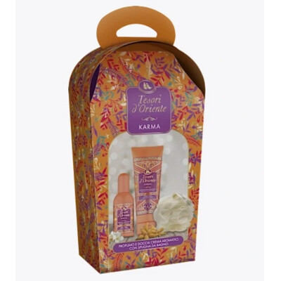 Tesori d´ Oriente darčeková sada Karma - parfumovaná voda + sprchový gél + špo...